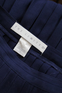 windswept pleated skirt