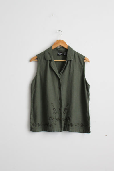 ivy linen button up