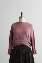 rose quartz wool & angora sweater