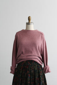 rose quartz wool & angora sweater