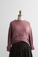 rose quartz wool & angora sweater