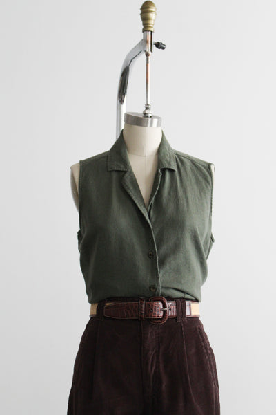 ivy linen button up