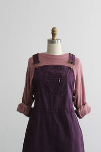 autumn fig overall dress