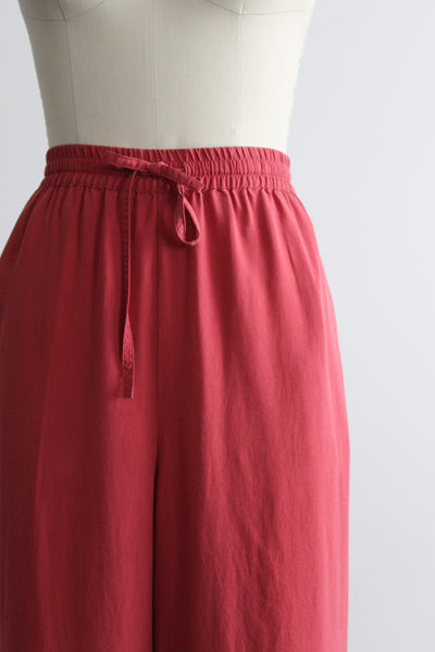 persimmon silk trousers