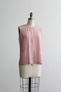 wisteria silk tank