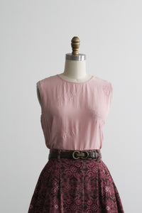 wisteria silk tank