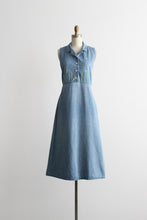summer garden denim dress