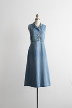 summer garden denim dress