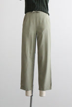 basil silk trousers