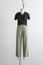 basil silk trousers