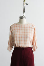 rhubarb checked tee