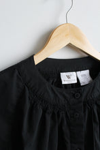 black peasant blouse