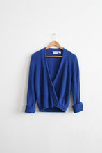 cobalt cotton cardigan (m)