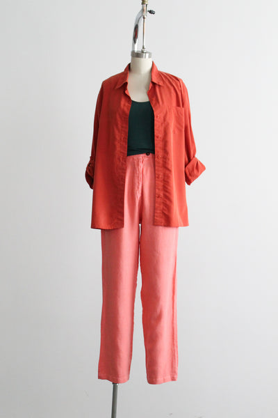 persimmon button up