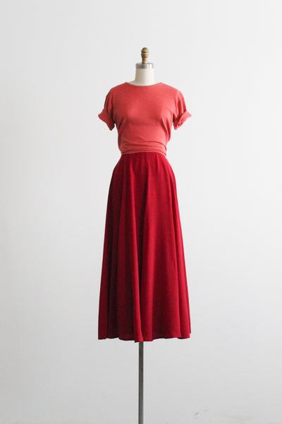 roseberry silk skirt