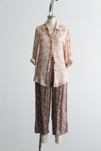 jardin silk button up