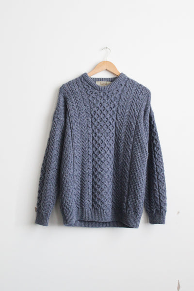 fogbank wool fisherman sweater