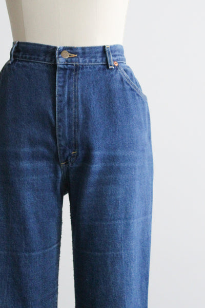 dark indigo mom jeans