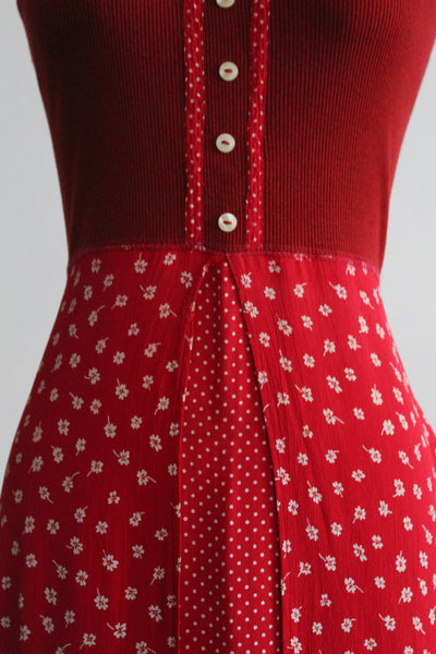 poppy field day dress (s)