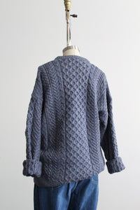 fogbank wool fisherman sweater