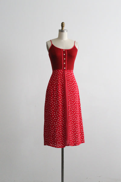 poppy field day dress (s)