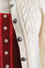 eggshell fisherman cardigan (xs/s)