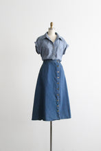 lakehouse denim midi skirt