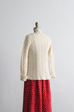 eggshell fisherman cardigan (xs/s)
