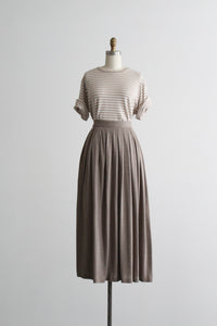 fawn midi skirt