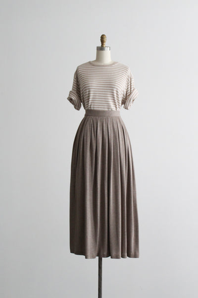 fawn midi skirt