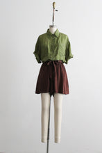 espresso silk shorts (l/xl)