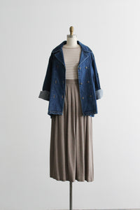 fawn midi skirt