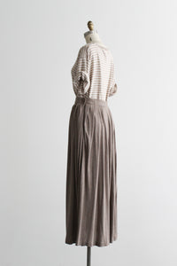 fawn midi skirt