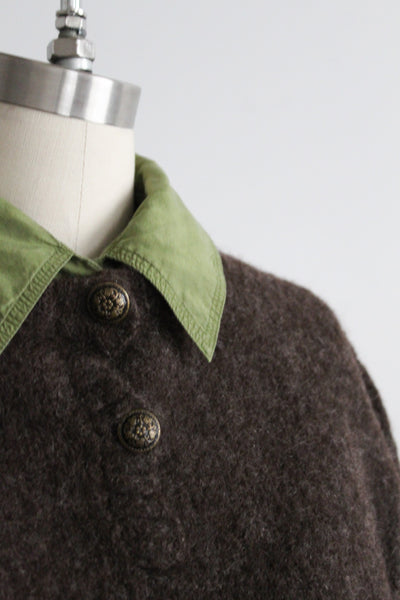 morel wool sweater (l)