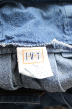 high waisted denim midi skirt