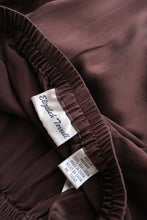 espresso silk shorts (l/xl)