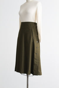 castelvetrano wool skirt