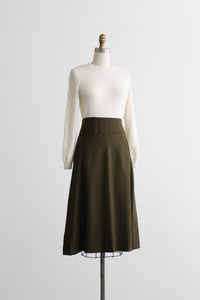 castelvetrano wool skirt