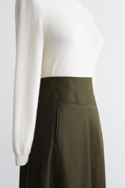 castelvetrano wool skirt