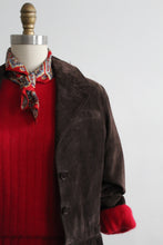 walnut suede jacket (s)
