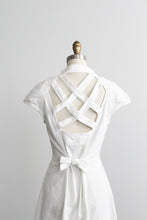 parchment cotton button front dress