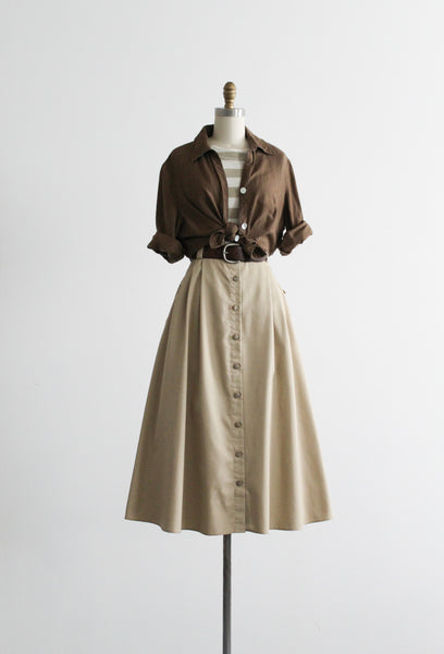 cardamom linen button up