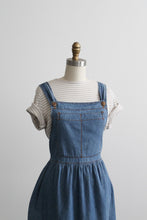 denim market pinafore
