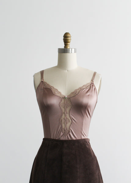 fawn lace camisole