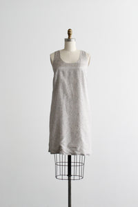 reversible silk shift dress