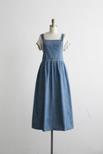 denim market pinafore