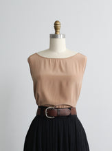 almond silk tank