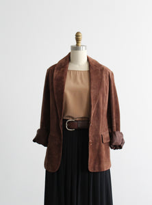 walnut suede jacket