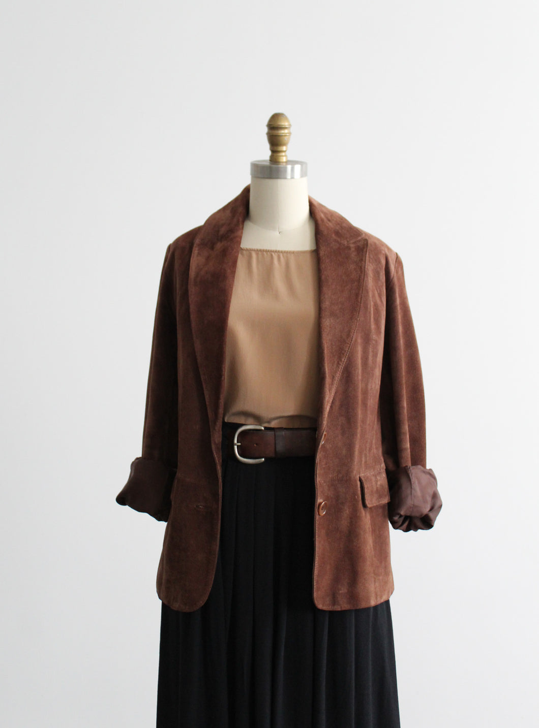 walnut suede jacket