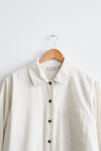 salt cotton button up (m/l)